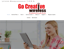 Tablet Screenshot of gocreativewireless.net